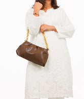 Brown cloud bag